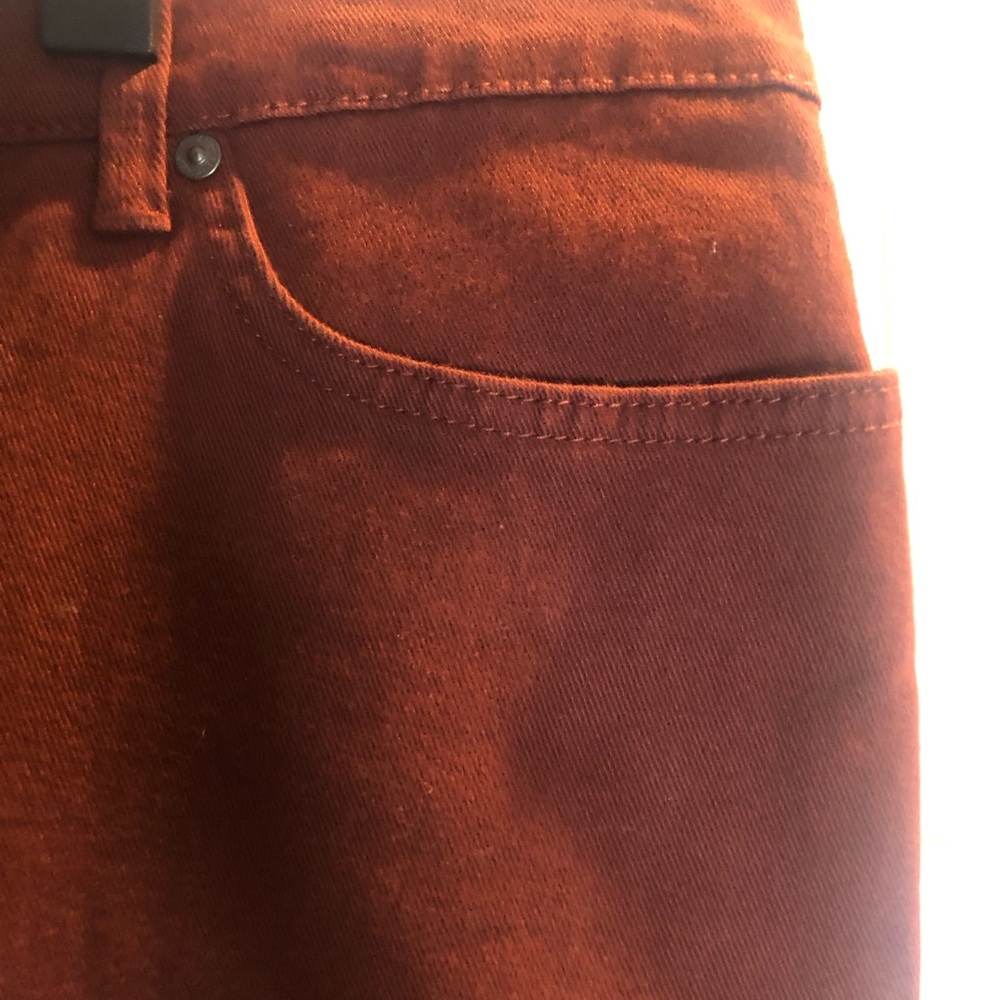Gloria Vanderbilt Women's Red Brick Straight Leg Pants - Picture 4 of 8